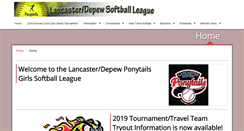 Desktop Screenshot of lancasterdepewponytails.com